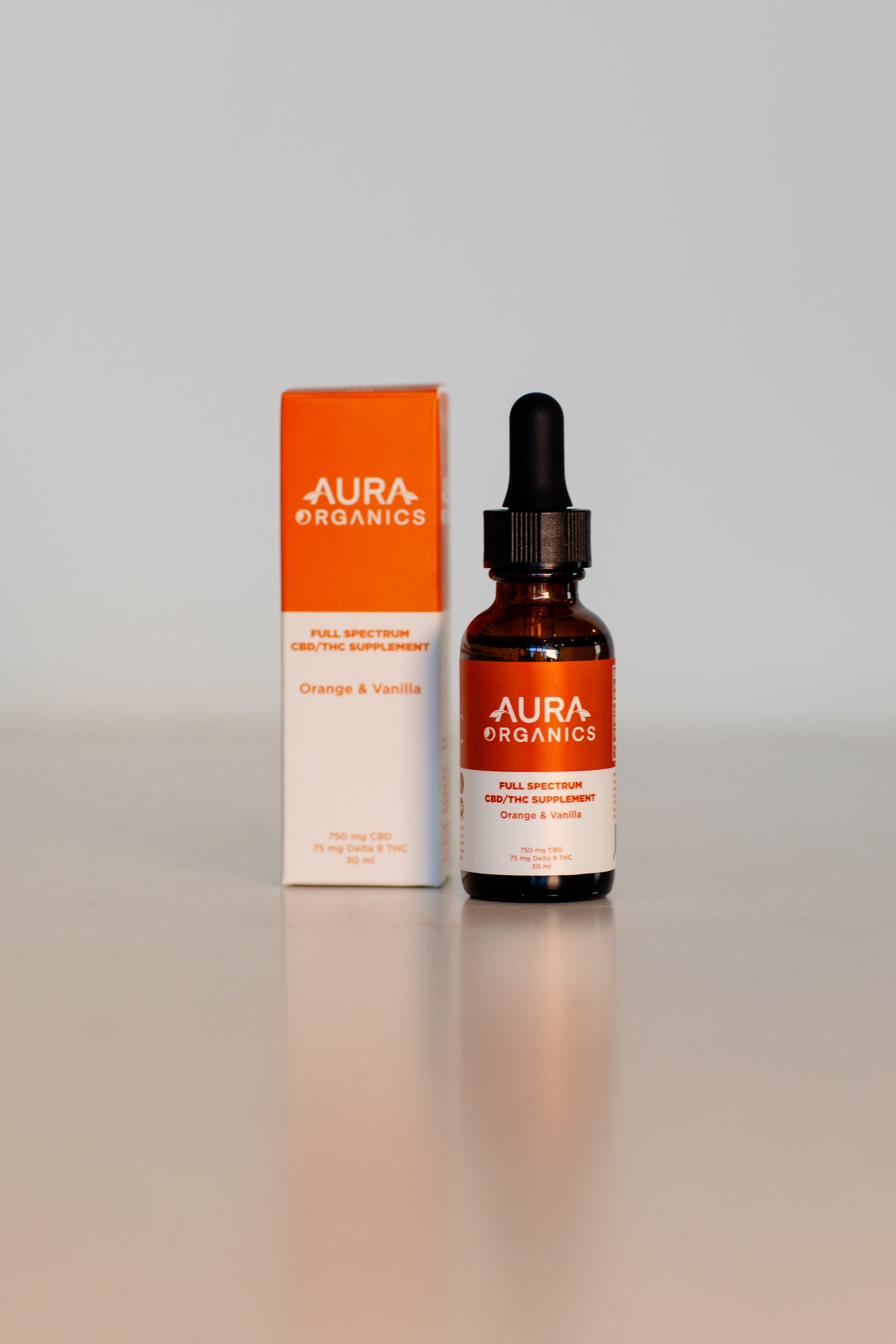 Full Spectrum Delta 9 THC Tincture Orange Vanilla